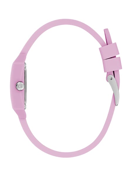 Pink Silicon Analog Watch