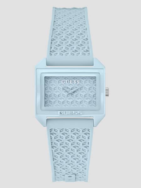 Blue Silicon Analog Watch