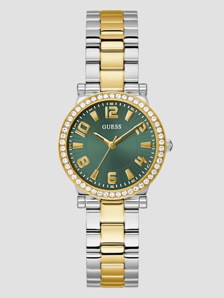 Gold and Silver-Tone Analog Watch