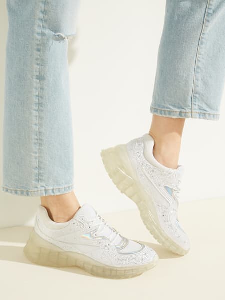 guess sparkly trainers