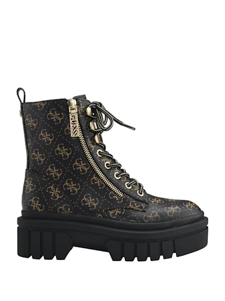 Guess logo boots Clearance