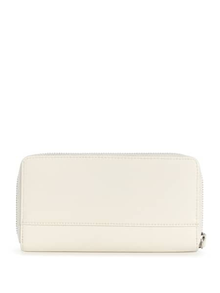 Abree Logo Saffiano Medium Zip-Around Wallet