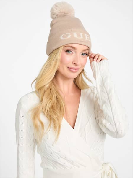 Logo Pom Pom Beanie