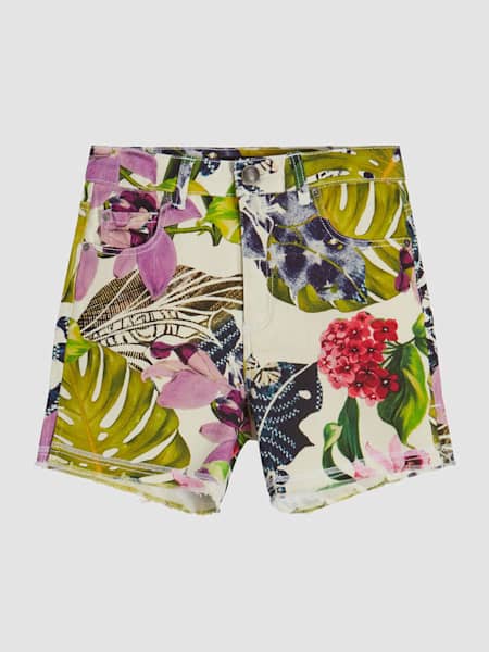 Minima Floral Denim Shorts (7-17)
