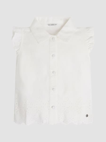 Garment Dyed Linen-Blend Shirt (7-16)