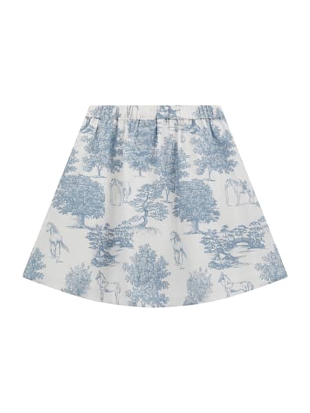 Printed Midi Skirt (6-16)
