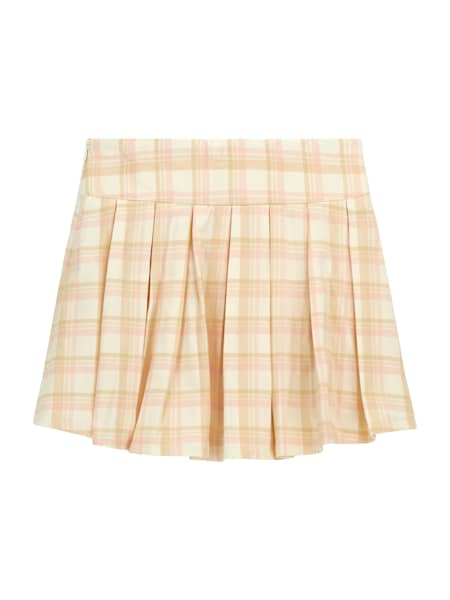 Twill Pleated Mini Skirt (7-16)