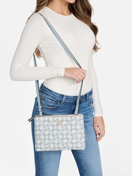 Akir Triple Compartment Logo Crossbody