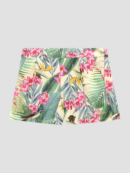 Eco Printed Poplin Shorts (2-7)