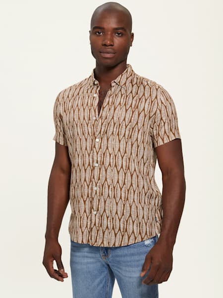 Guess button up shirts clearance
