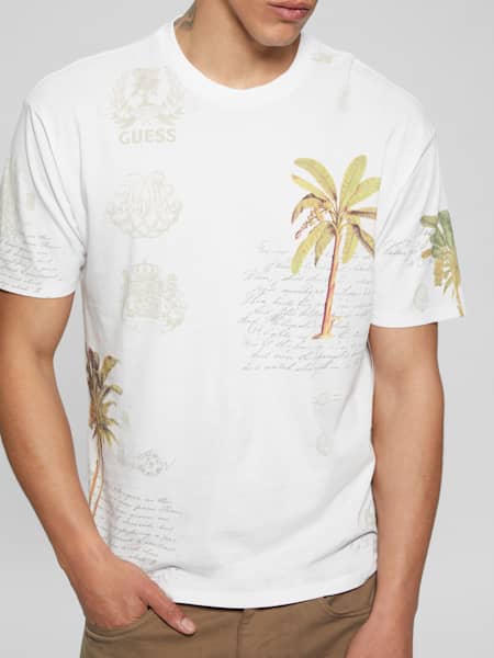 Eco Palm Collage Tee