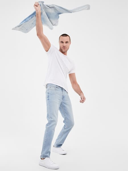 Men's Light Wash Denim & Jeans | GUESS Canada