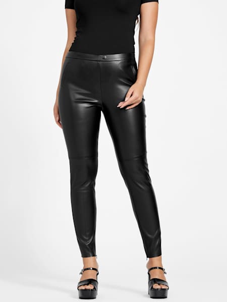 Leola Faux-Leather Leggings