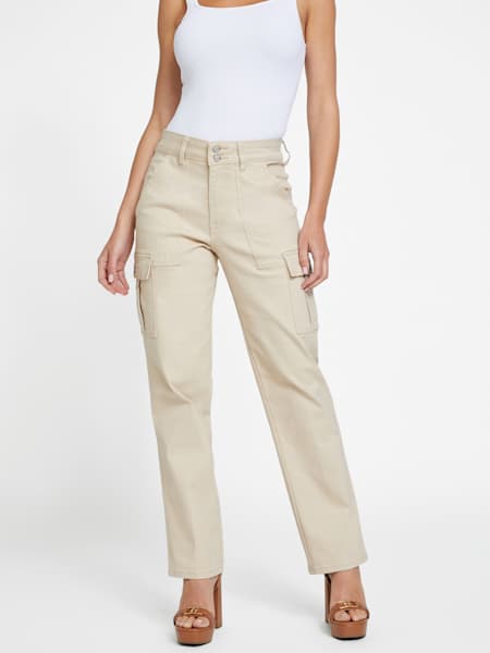 Hailey High-Rise Cargo Jeans