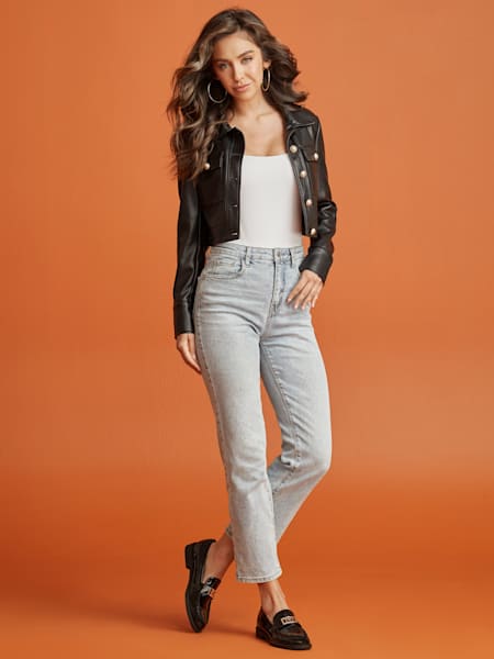 Estela Faux-Leather Jacket