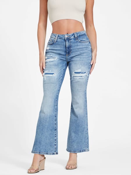 Eco Giselle Ultra High-Rise Flared Jeans