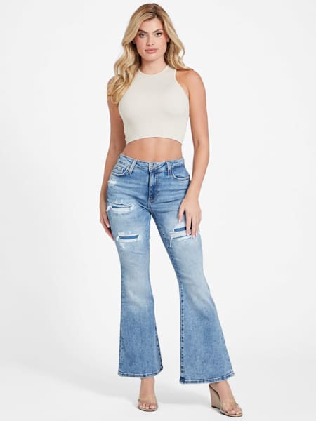 Eco Giselle Ultra High-Rise Flared Jeans