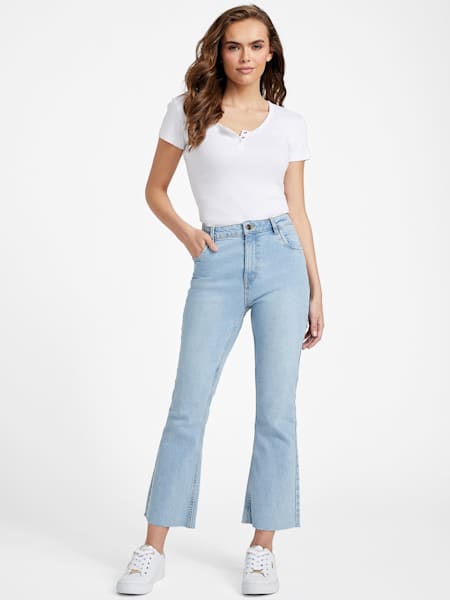Arya Flared Cropped Jeans
