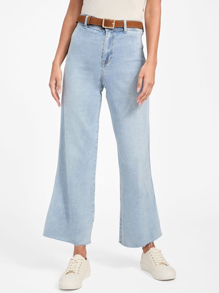 Sandie Wide Leg Denim Pants