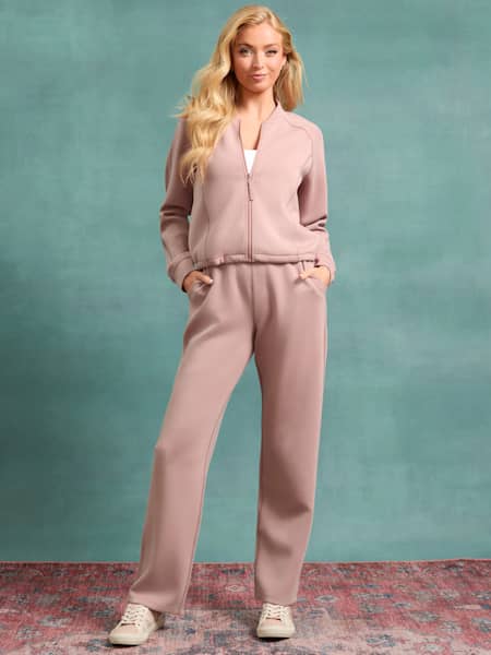 Blaire Scuba-Knit Jacket