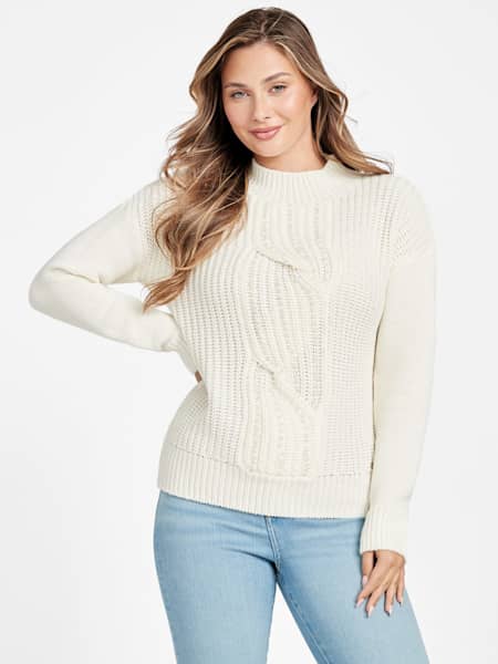 Cecily Pearl Fisherman Sweater