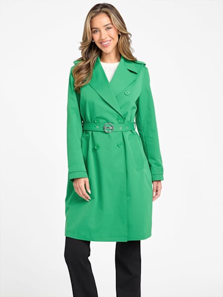 Ally Double-Breasted Trench