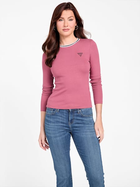 Teddy Crewneck Top
