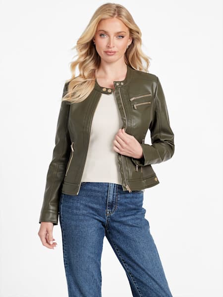 Zona Faux-Leather Jacket