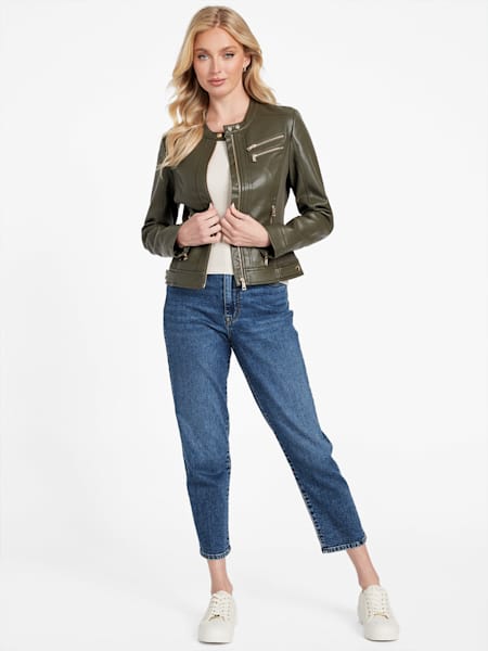 Zona Faux-Leather Jacket
