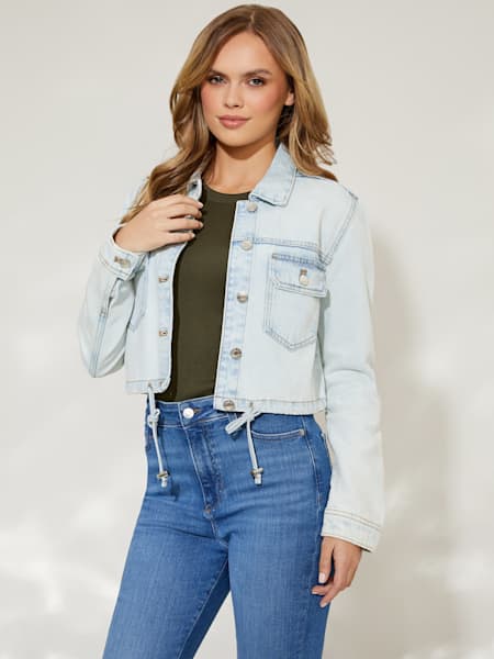 Lyra Cropped Denim Jacket