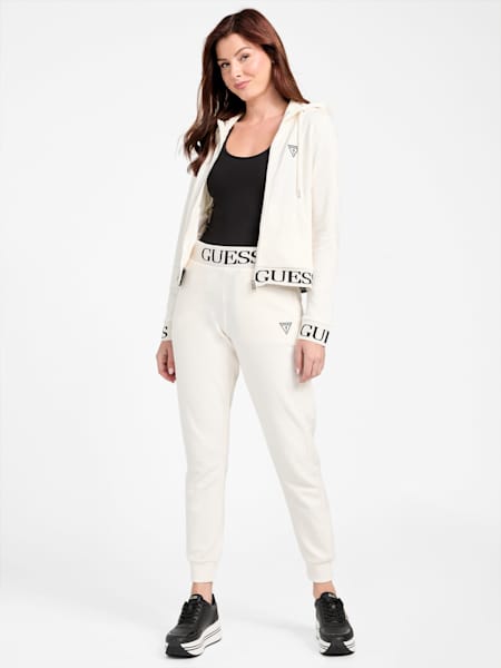 Alessia Full-Zip Logo Hoodie