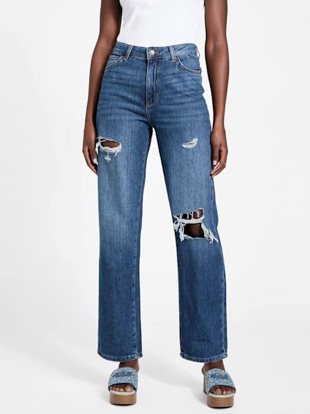 Victoria High-Rise Straight Jeans