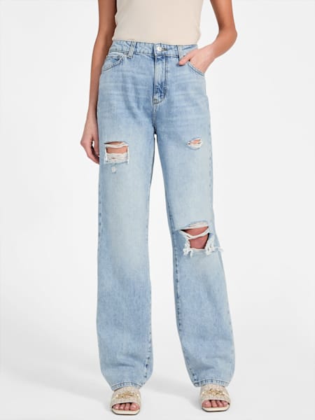 Victoria High-Rise Straight Jeans