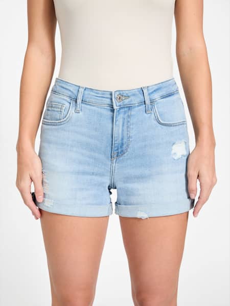 Eco Tamar Mid-Rise Cuffed Shorts