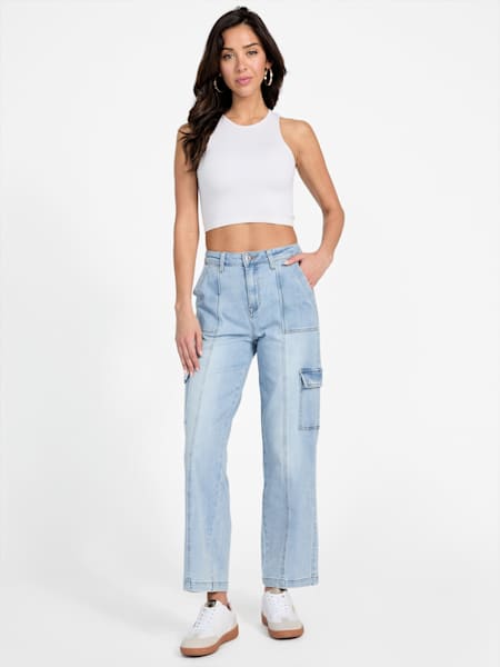 Natalie High-Rise Cargo Jeans