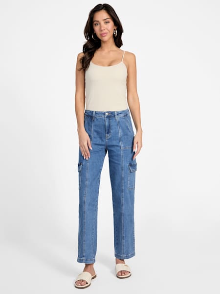 Natalie High-Rise Cargo Jeans