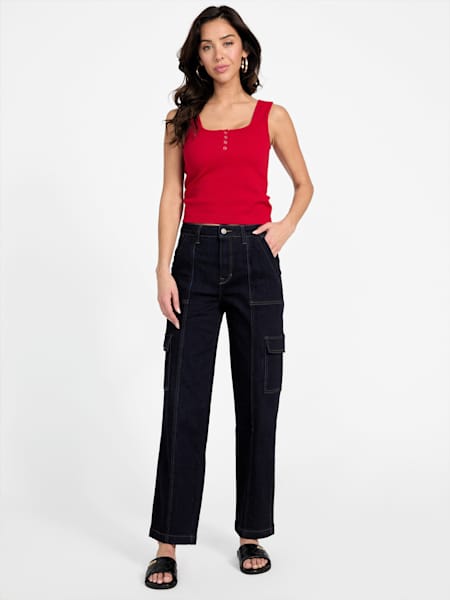 Natalie High-Rise Cargo Jeans