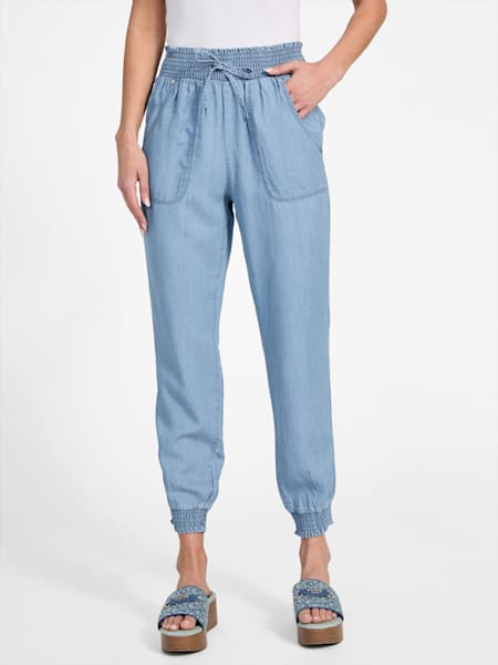 Harper Chambray Joggers