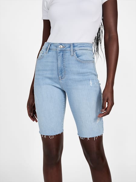 Keira High-Rise Bermuda Shorts