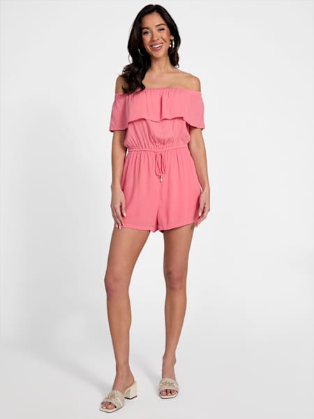 Carmella Off-the-Shoulder Romper