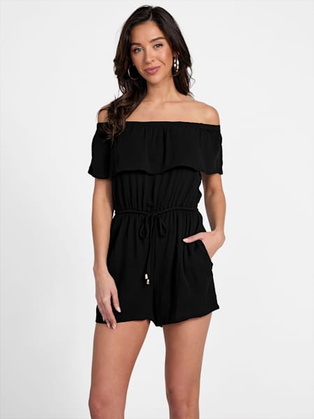 Carmella Off-the-Shoulder Romper
