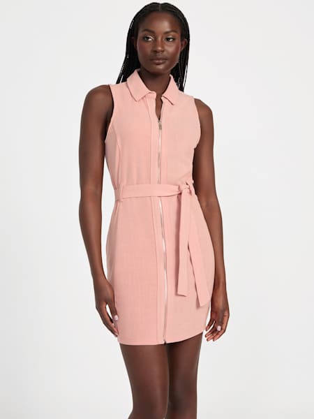 Harper Linen-Blend Dress