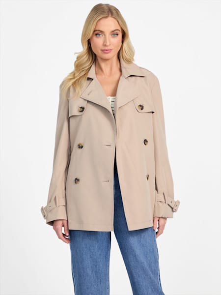 Megan Twill Trench Coat