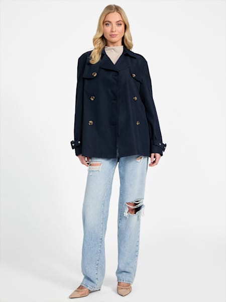 Megan Twill Trench Coat