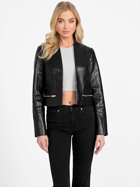 Louisa Faux-Leather Cover Up