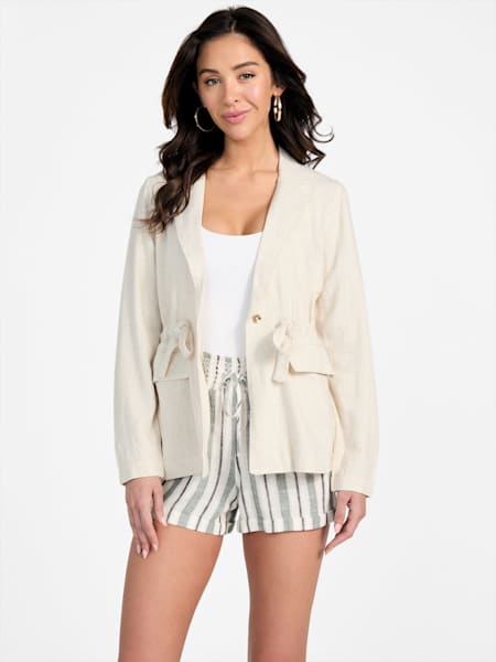 Jovi Linen-Blend Blazer