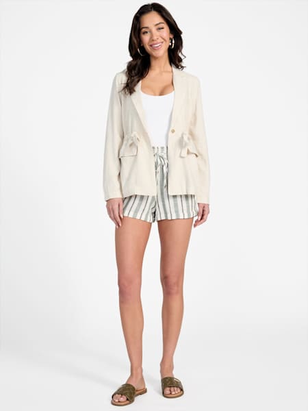 Jovi Linen-Blend Blazer