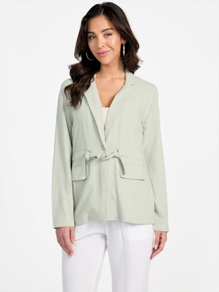 Jovi Linen-Blend Blazer