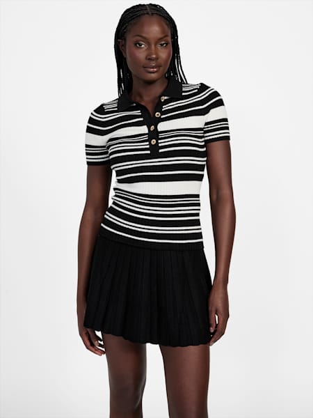 Angel Polo Sweater Top