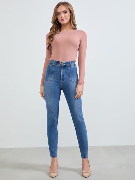 Eco Dahlia High-Rise Skinny Jeans